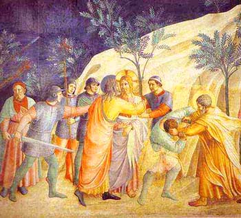 Judas betraying Our Lord, by Fra Angelico